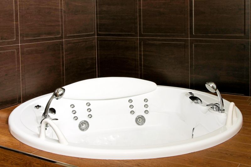 Corner Whirlpool Bathtub